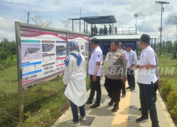 Staf Khusus INKOPPOL Mabes Polri Tinjau Pembangunan Ibu Kota Negara di Kalimantan Timur