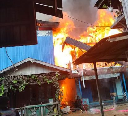 Kebakaran di Batu Ampar Hanguskan 109 Rumah, 150 KK Terdampak